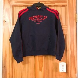 NWT boys NFL Reebok Patriots hoodie